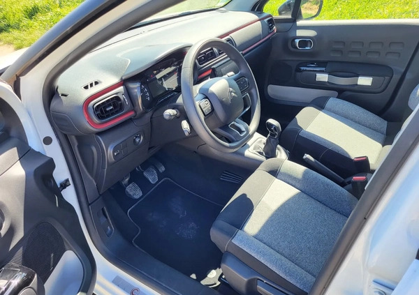 Citroen C3 cena 47900 przebieg: 17000, rok produkcji 2021 z Kłobuck małe 326